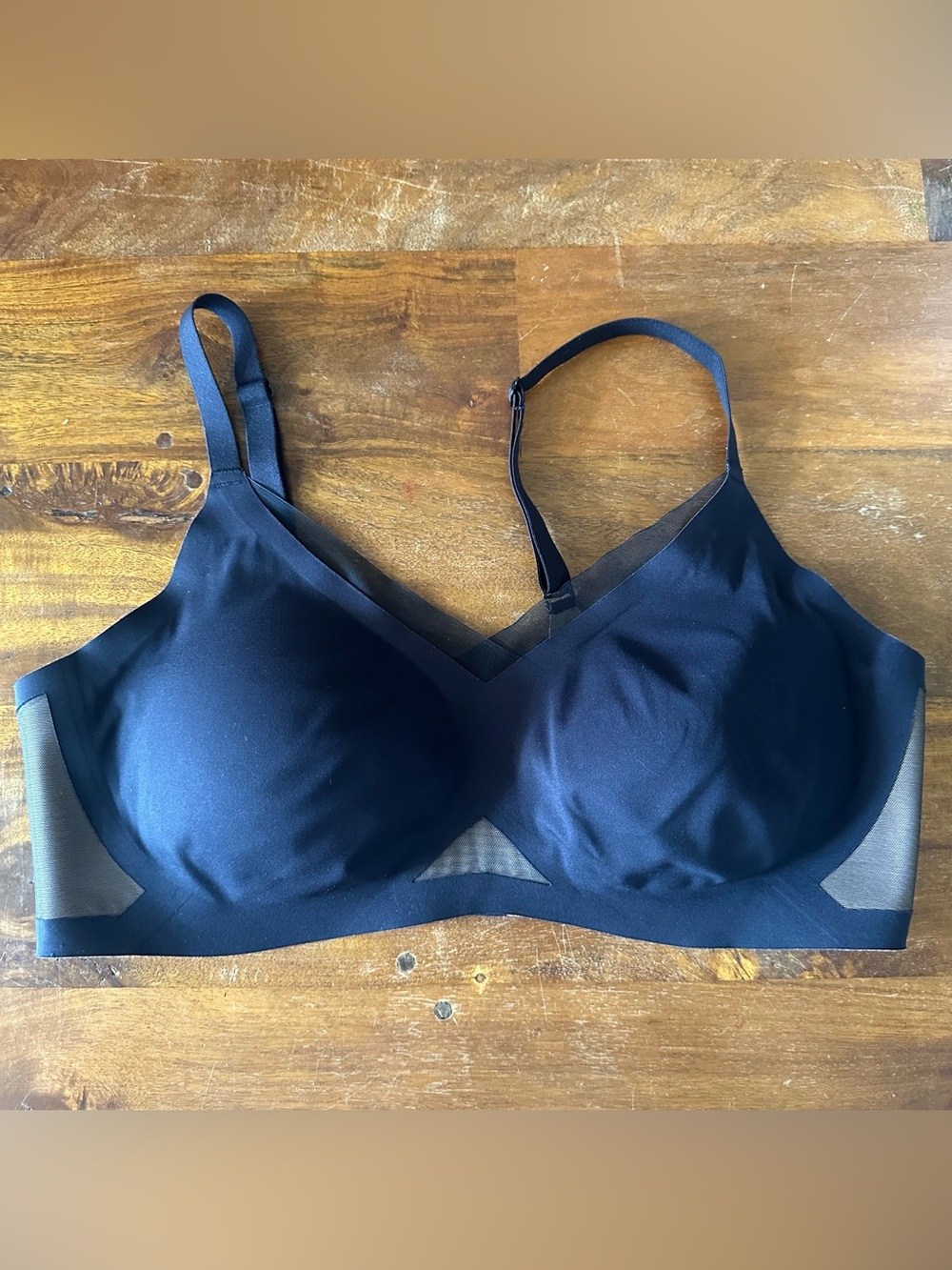 Honeylove crossover Black Seamless Wire-Free Bra size XL